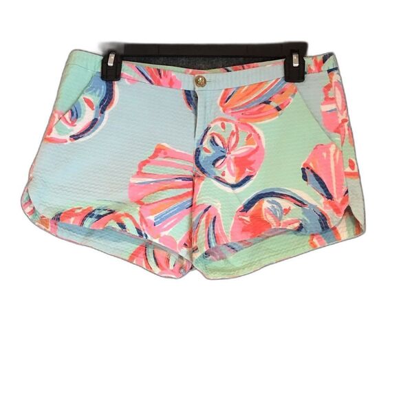 Lilly Pulitzer Adie Shorts Women's Size 2 Minty Fresh on the Rocks 4" Inseam - Picture 4 of 9